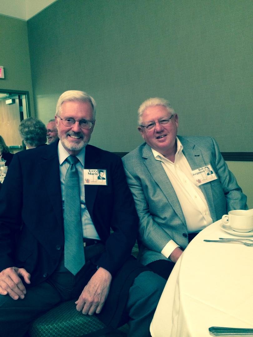 Terry & Bob at the UHS class reunion in Champaign, Illinois. Rest in peace, my friend. You will be missed by those whose lives you touched.