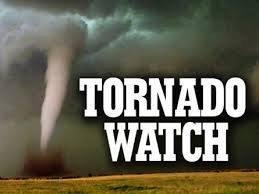 Tornado Watch:
Issued at: 1:22 PM CDT on May 24, 2015, expires at: 8:00 PM CDT on May 24, 2015
◦ The National Weather Service has issued Tornado Watch 203 in effect until 8 PM CDT this evening for the following areas In M