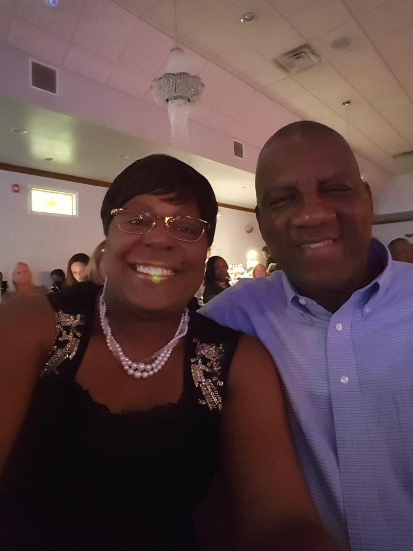 Enjoying a lovely night out with my beautiful wifeDanine Williams Collins