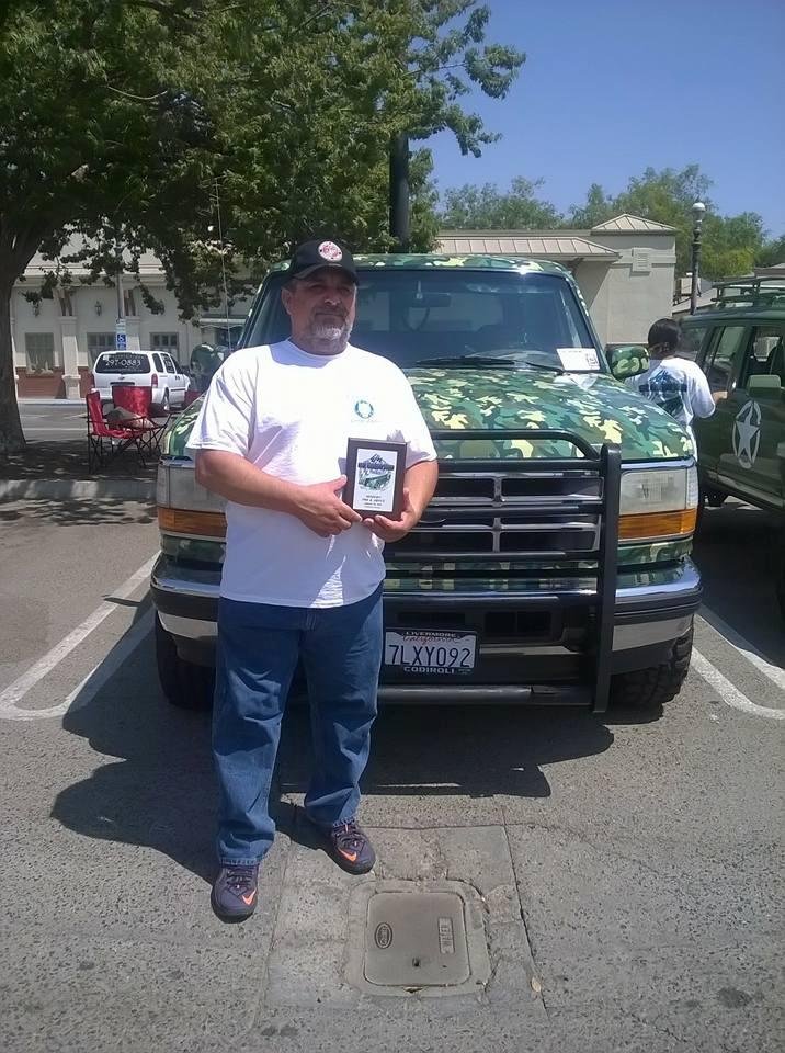 Wow, I won at the car show , was invited to come and won today. .