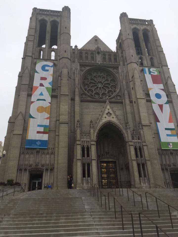 Venerable Grace Cathedral in San Francisco July 2016