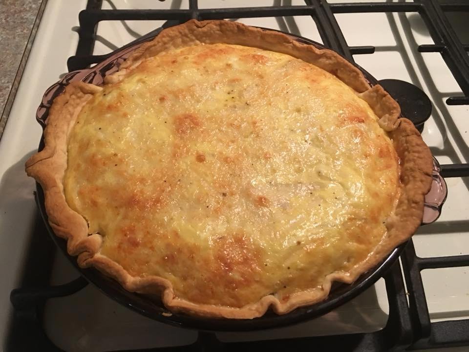 Crab & shrimp quiche! 😋