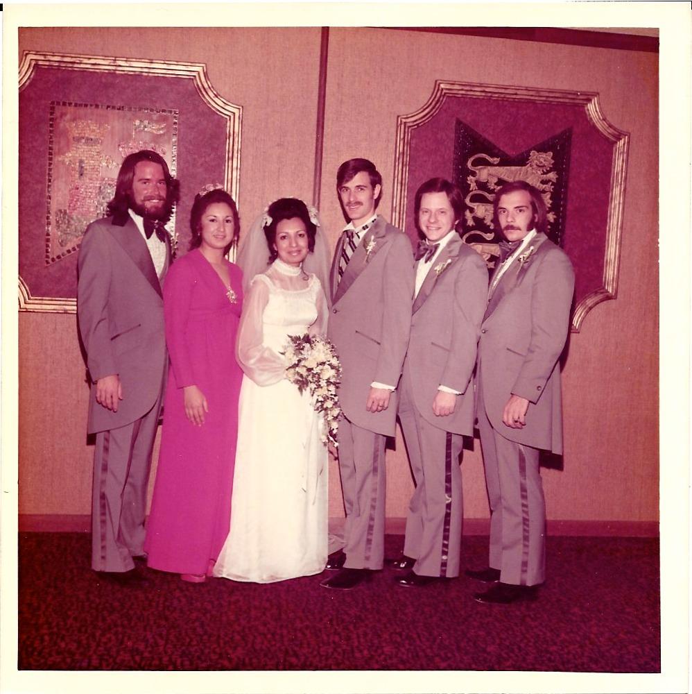 50 years ago today. Pictured Left to right. My brother Mike, Connie's sister Kathy, Connie, Me, Jim Bucholtz and Bob Mazzeo.