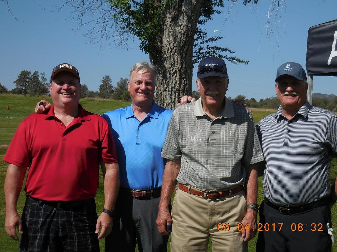 Sims boys at the 2017 Father Son Golf tournament