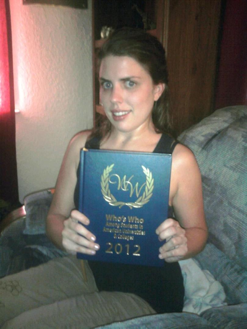 Madeliene finally received her Who's Who book. I am so proud of you sweetie.