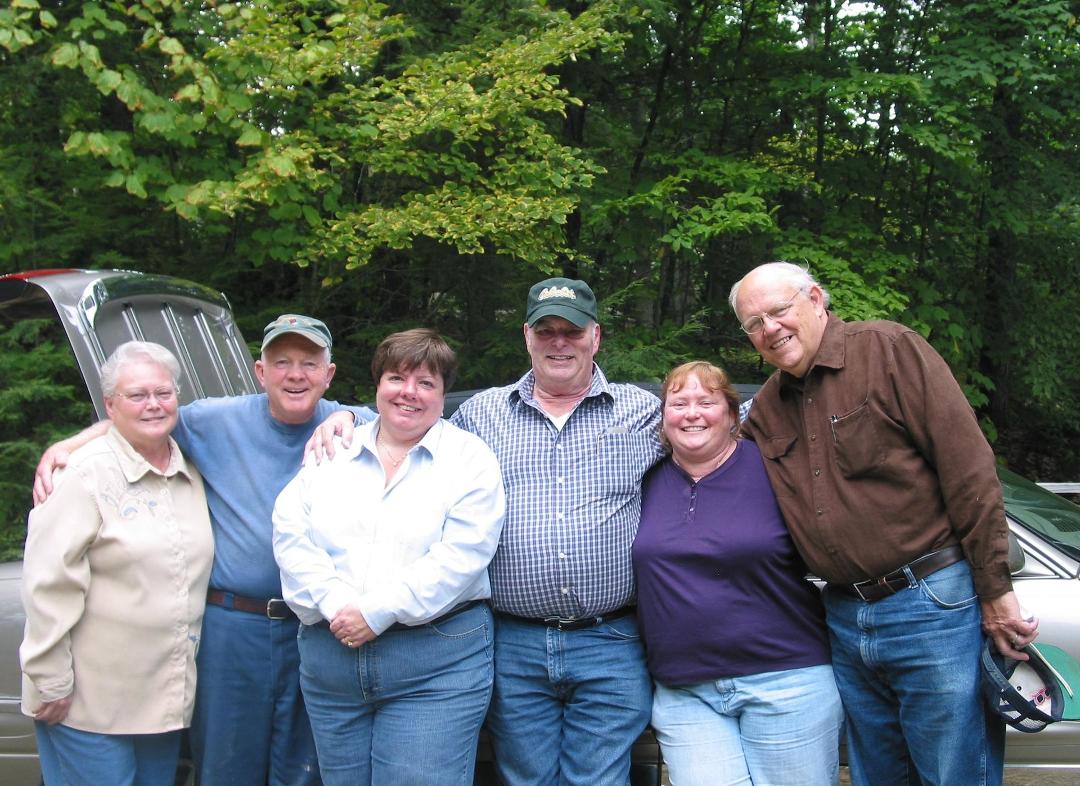 Carol and I are celebrating our first anniversary at Camp, September 2008. The best of my brothers and sisters-in-law's.