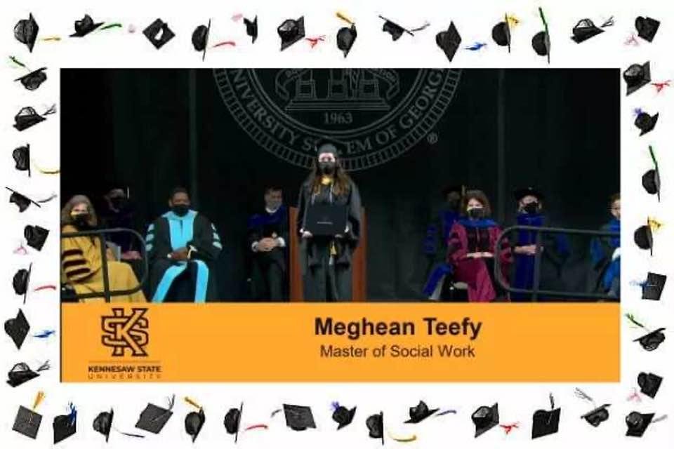 2021 master graduate
We are so very proud.