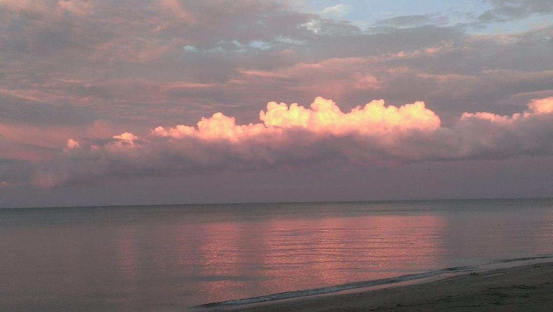 Pelee sunset.