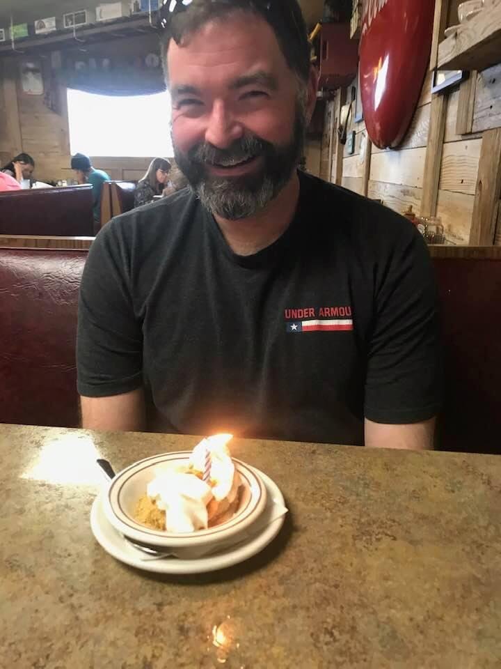 Birthday breakfast with Dad at Andy’s kitchen!