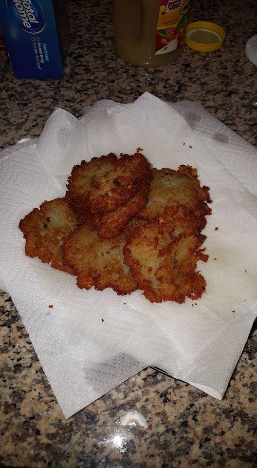 First batch of Latkas