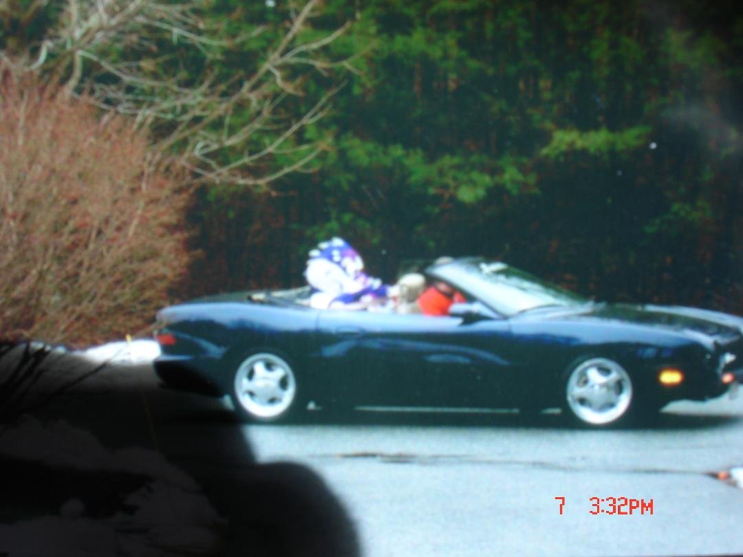 Spotted in Lowell, the Return of Louie the Lockmonster in the Back Seat of His 2002 Avanti