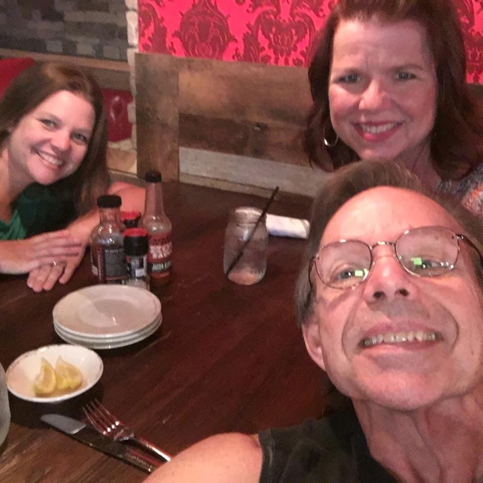 Lunch with Kelly Dowdell Folsom and Glenda Hook George