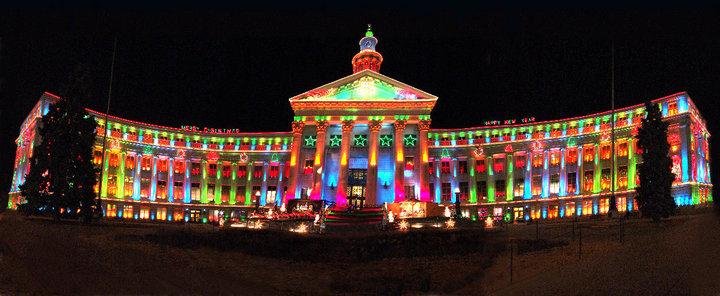 Civic Center Building
Annual Xmas Lights
Denver, Colorado