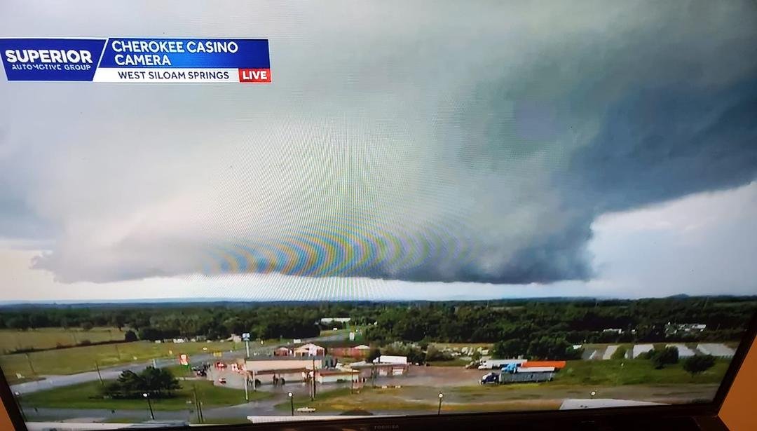 Cloud over Siloam Springs