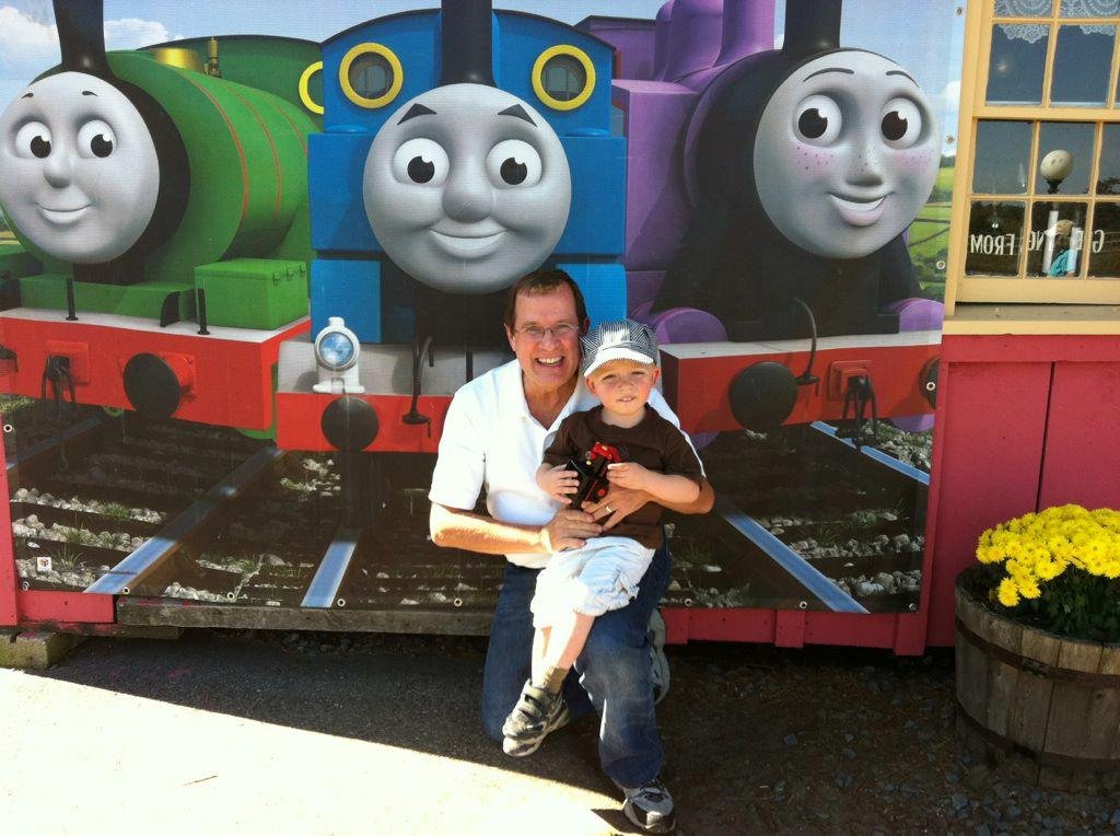 Aidan and I went to the Thomas the Tank Engine day in Carver MA today.