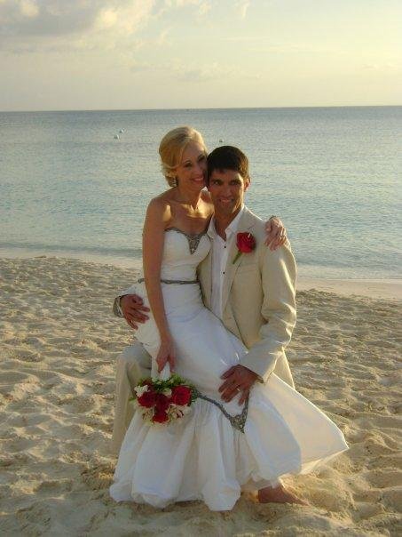 My son, Dave, and Kim getting married, 2009