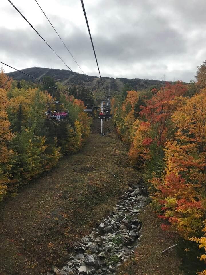 Beautiful ride up Sugarloaf!
