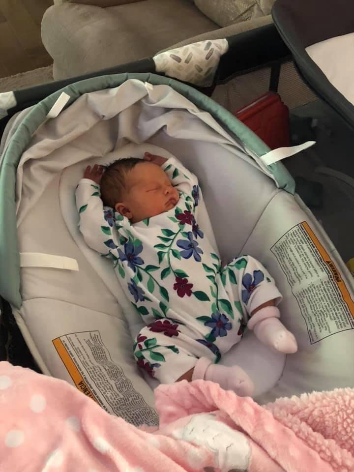 Had the opportunity to stop by and see my granddaughter this after and she was sleeping