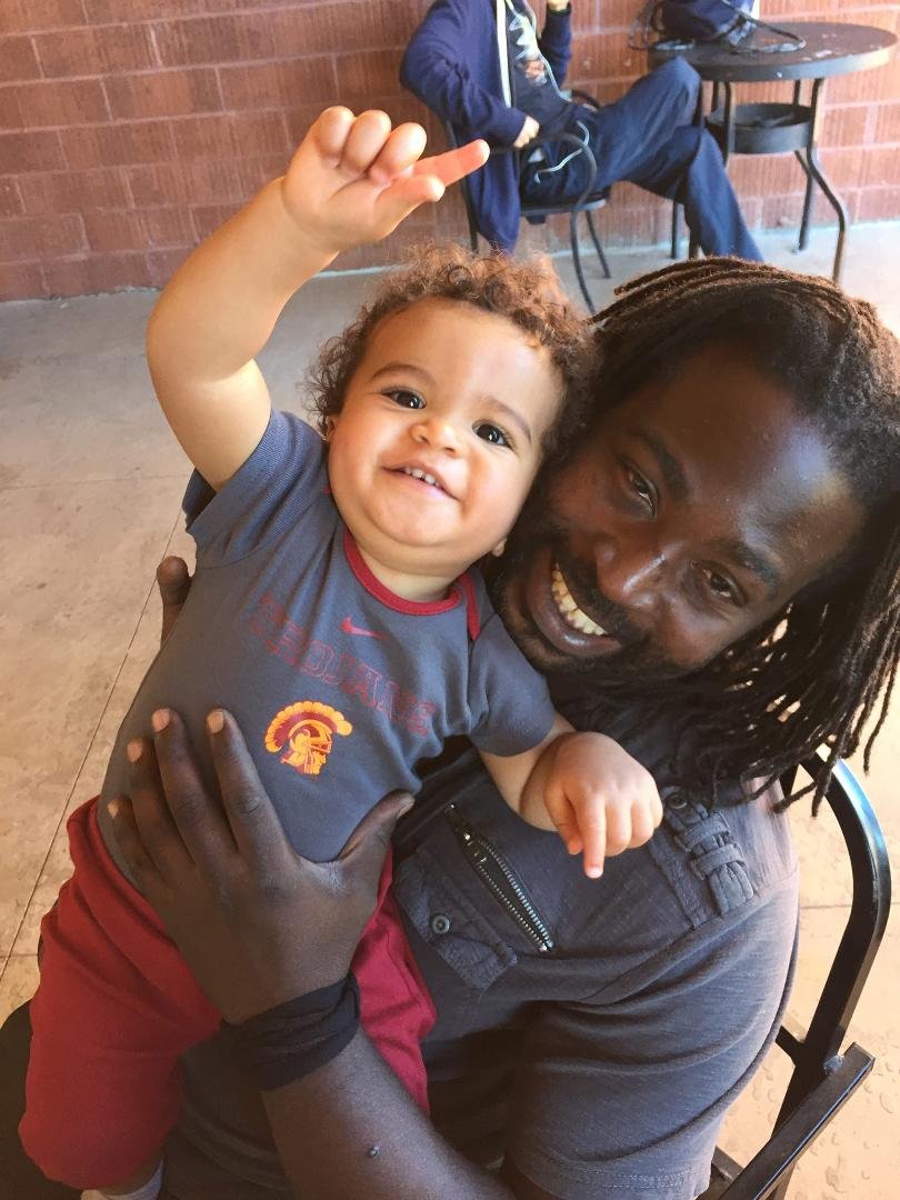 David and son Noah around Halloween 2014. Happy times!!