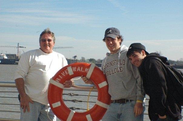 me and the boys in New Orleans