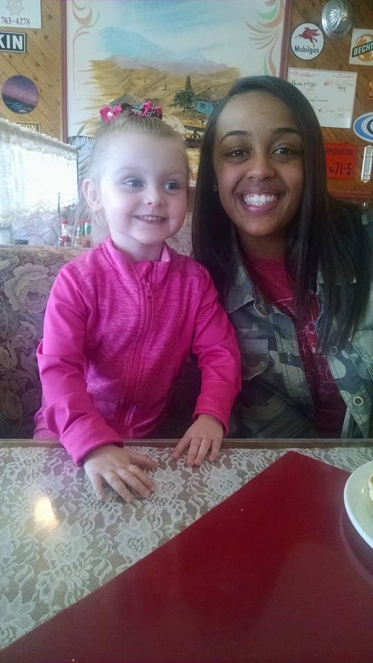 My beautiful granddaughters Paige & Bria