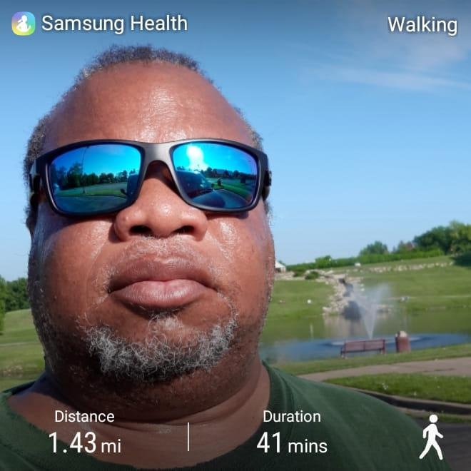 It's a hot one this morning. I got it in anyway all by myself! 😀 See you on Thursday. Stay cool today.