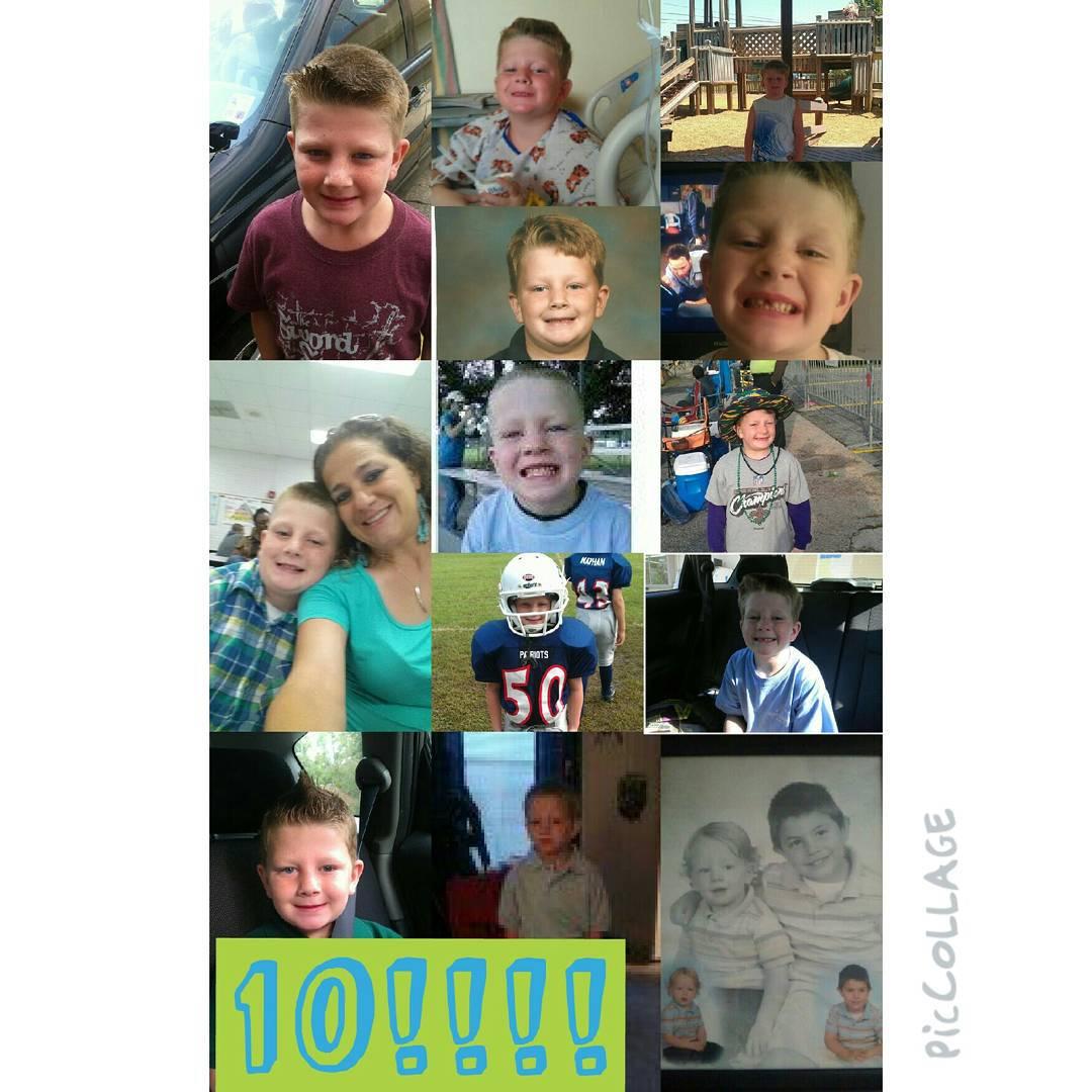 My other baby boy will be 10!!!!(Tuesday)!!! #slowdown