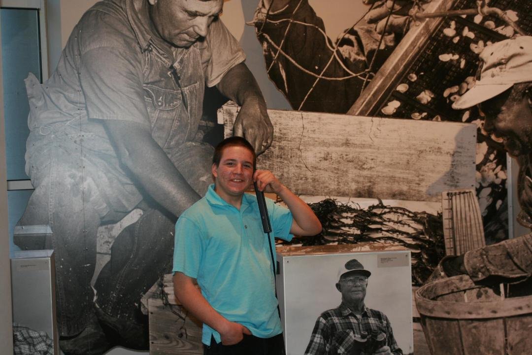 Richard Downs' album, Mainers'Museum With my family