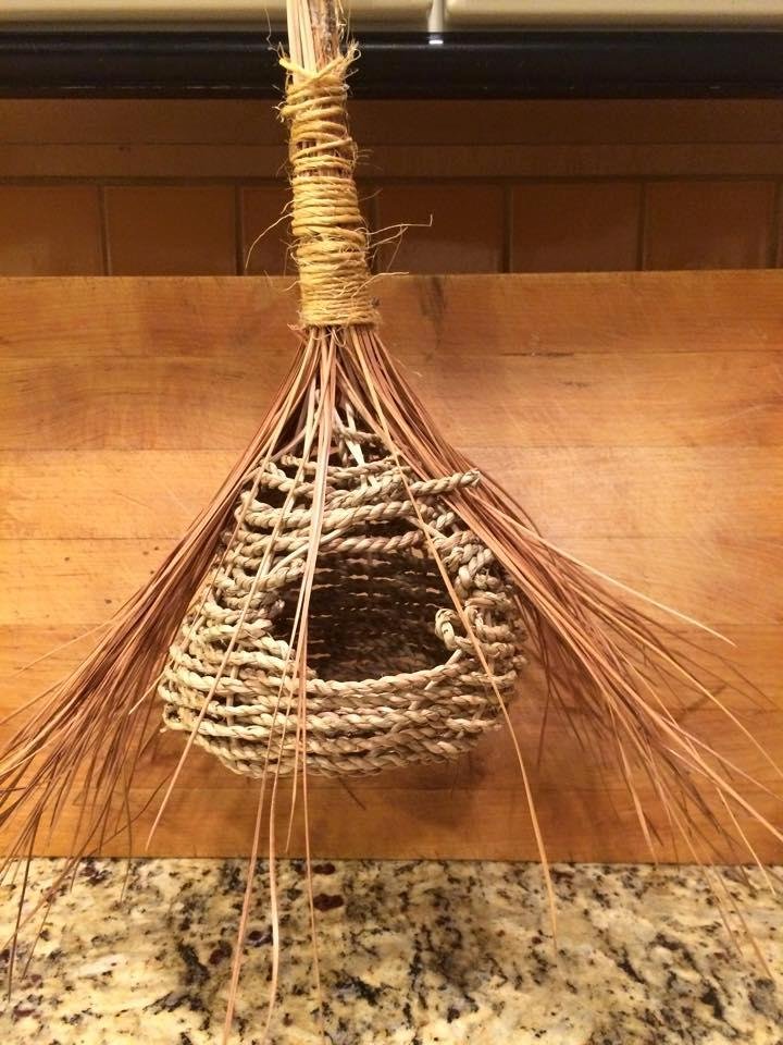 I'm ready for spring. Basket weaving class today
