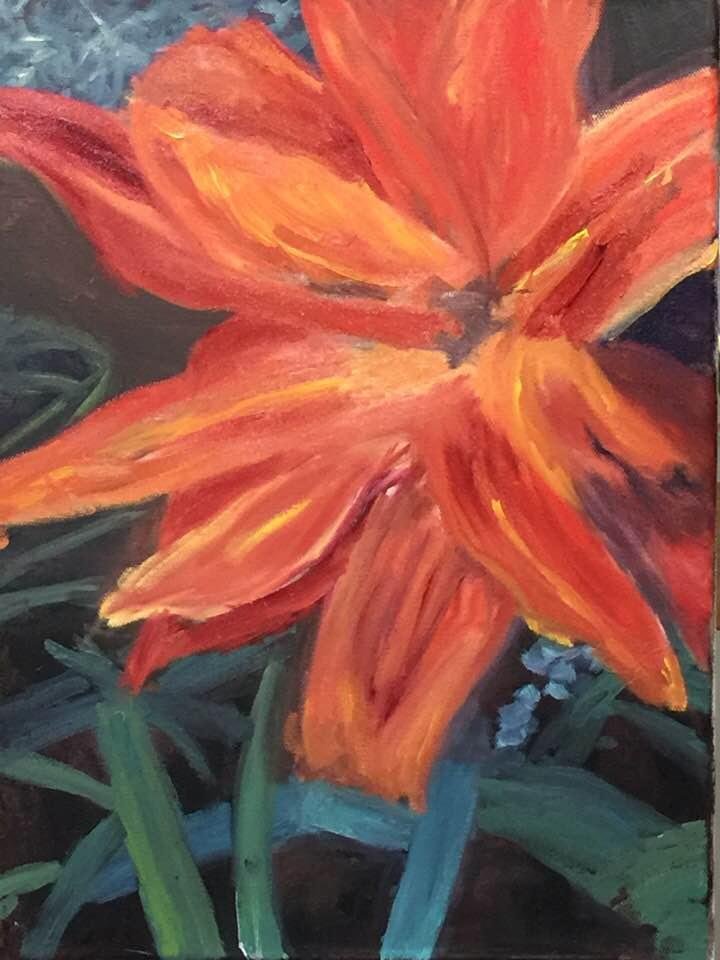 Finished another painting. Although wiped it off a couple of times.