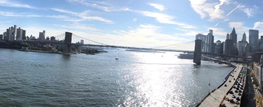 From the Manhattan Bridge...