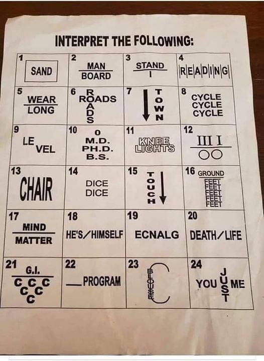 Copied from master Puzzle provider Tony Caccomo