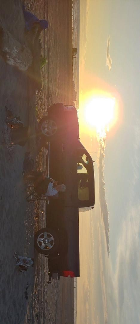 A summer evening on the beach