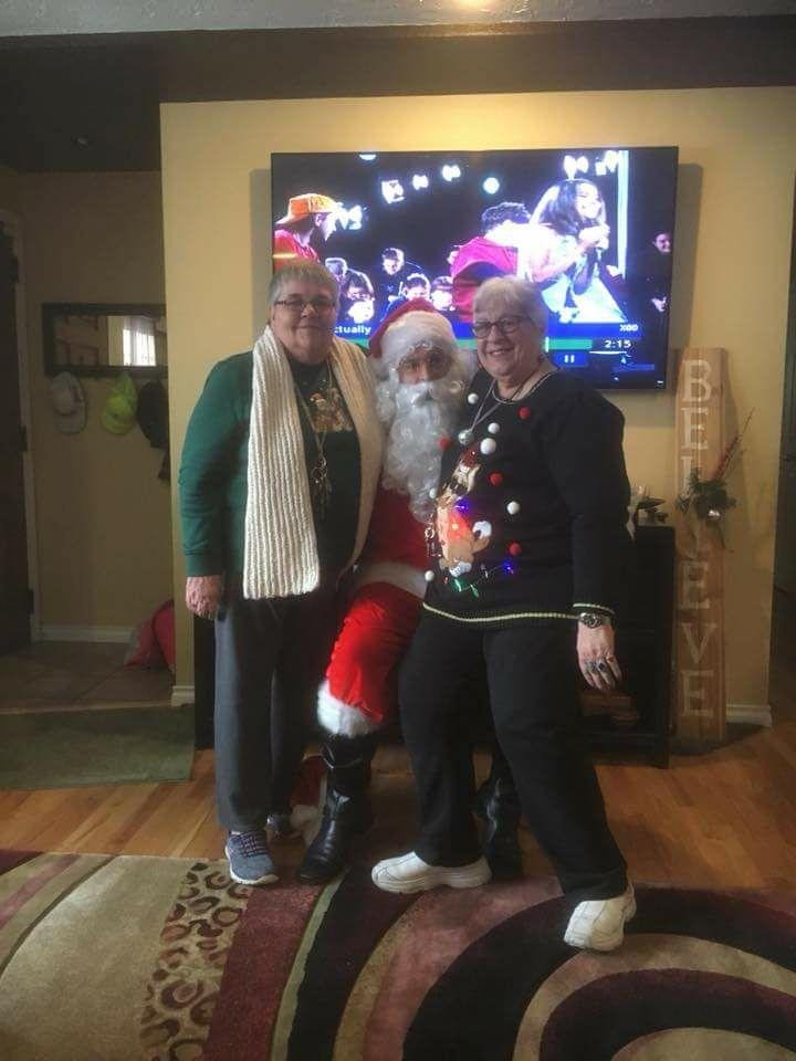 I saw Santa on Christmas eve