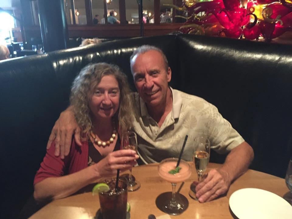 Great dinner to celebrate our special day