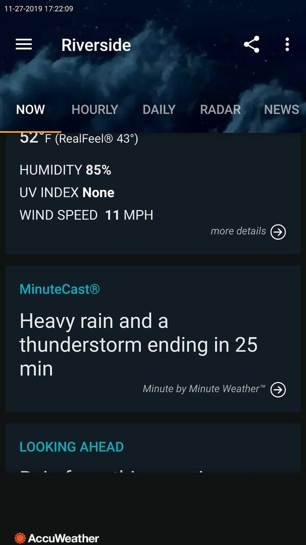 Yep thunder and lighting in corning w
Ow how bizarre