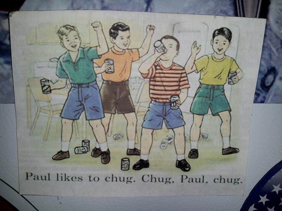 Remind any of you folks of high school days? Especially before football games?