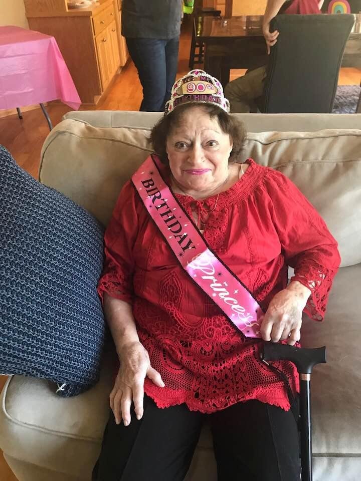 Celebrating my moms 90th birthday!!
