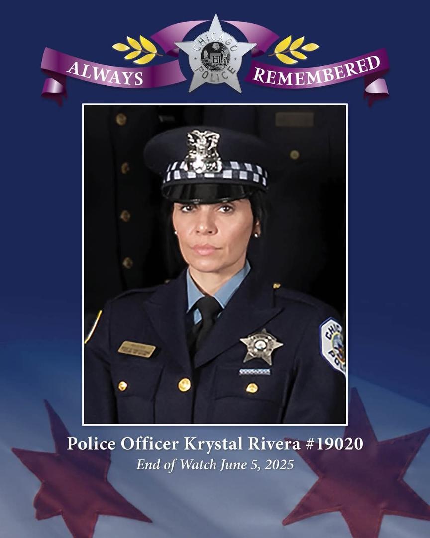 May she fly high with the Angels in Paradise.🪽🪽🪽
Officer Rivera, rest easy. You will never be forgotten. 💙🙏💙
Please keep her family in your prayers.