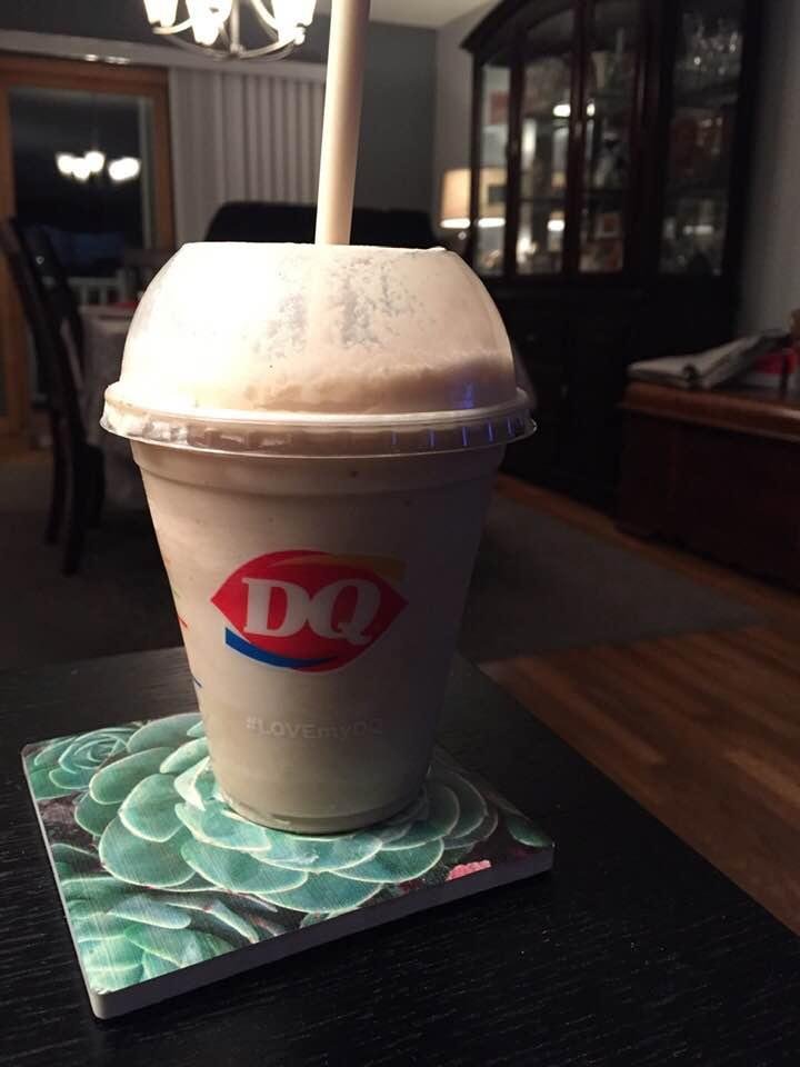 When your daughters boyfriend is in Pittsburgh and he sends a Tiramisu milkshake from Dairy Queen because he’s the Best! Thanks John! We love you! Be safe! Stay healthy! 💕🍦