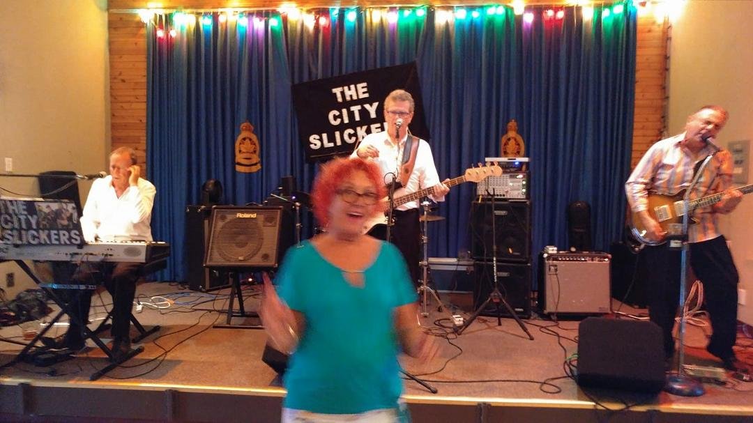 Dawn & I dancing at legion 292 Trafalgar/Patricia in Victoria