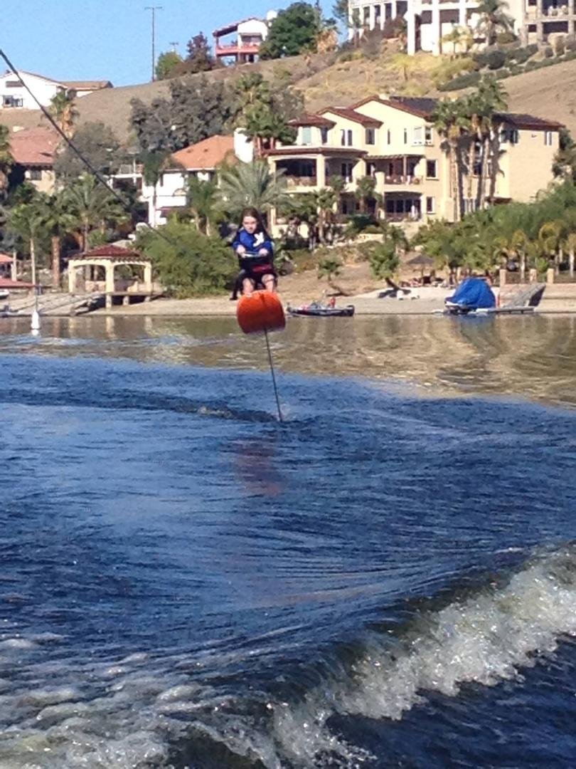 Courtney getting some serious air!