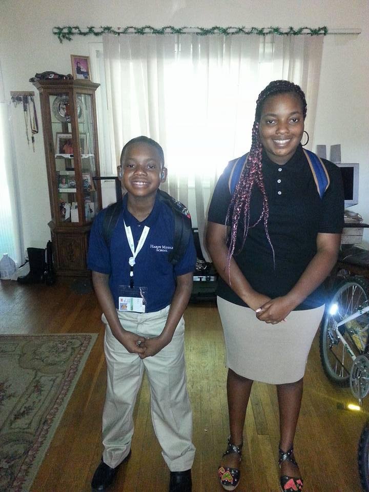 First Day of school. 6th grade for Prince. Junior year for Princess. It's still hard letting them go.