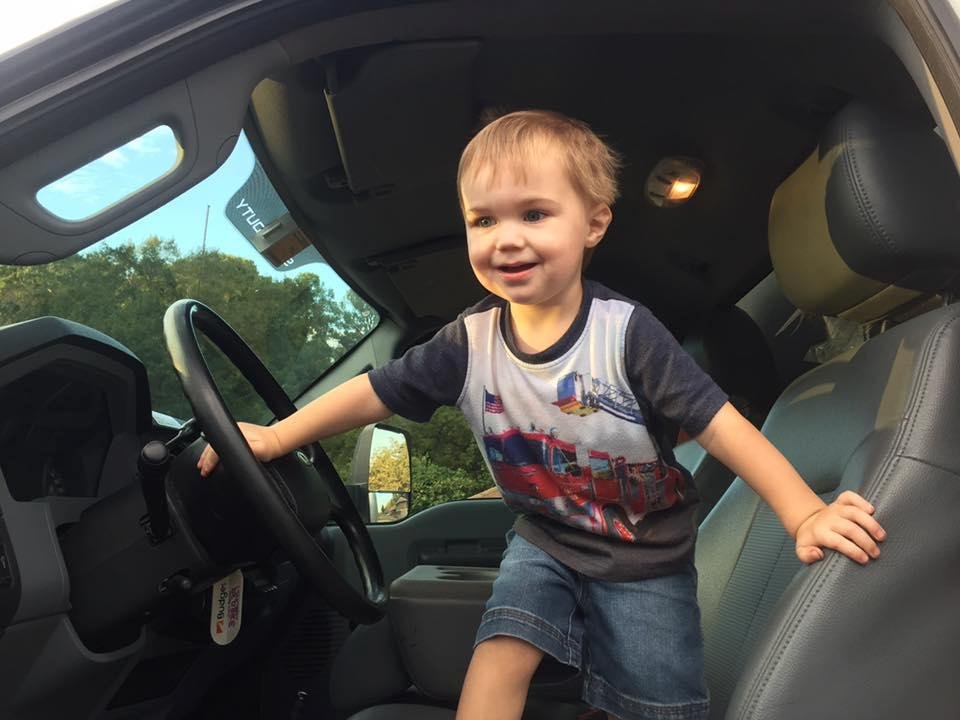 Boys there their toys. Thank you Budget. #budgetrental #budgetrentaltruck