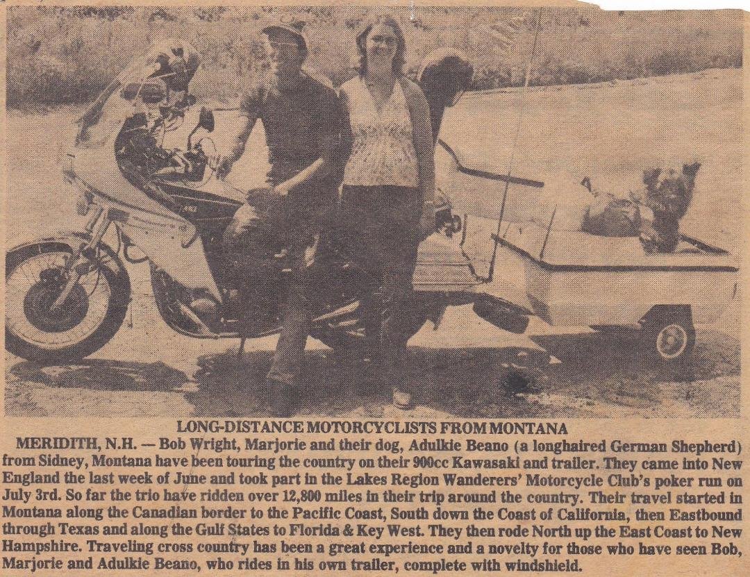 My brother Robert Wright. I978ish?
