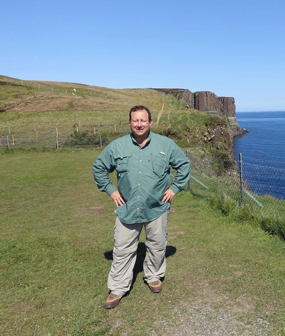 Isle of Skye, Scotland. Kilt Rock behind me.