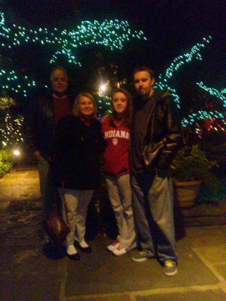 at the bellinggrath gardens with my family.Ryan took it