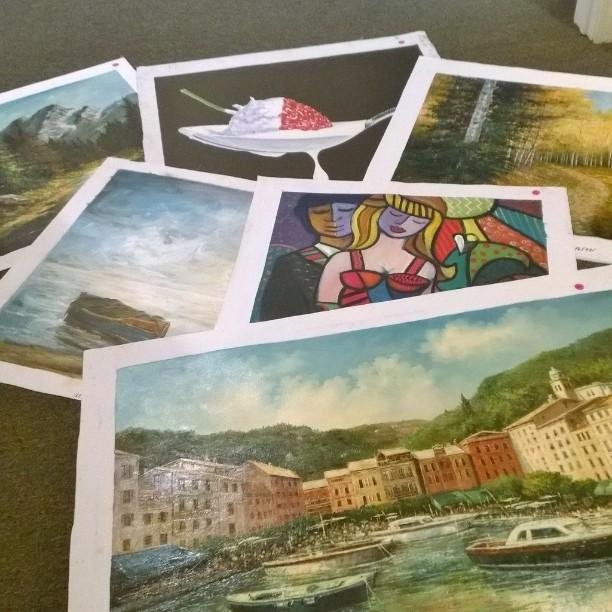 #instagrambham New Art...these are just a few of the 13 new paintings we have in the gallery