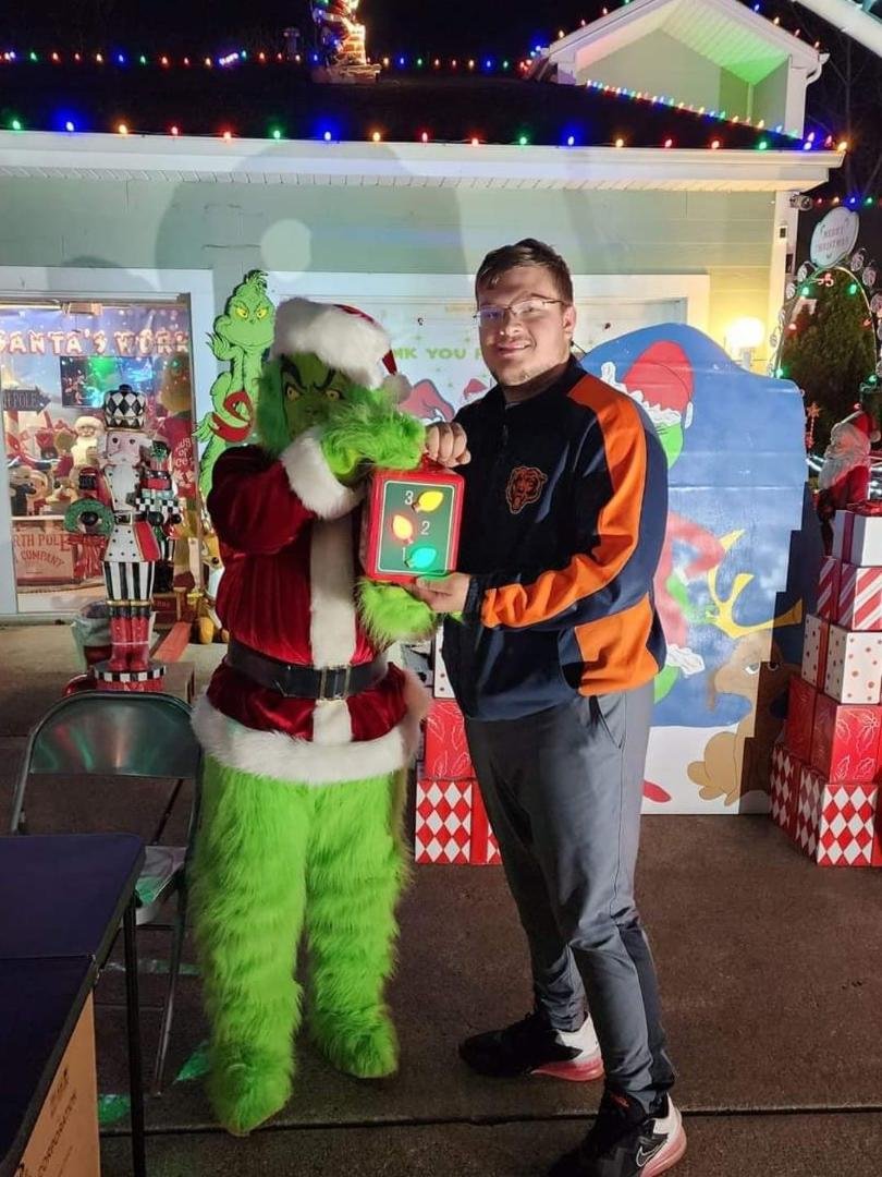 Come out and see the Grinch one last time this Saturday, December 23rd from 5:30 to 7:30, weather permitting. Bring your camera for some photos. See you there!
2833 Lancelot Lane
Dyer