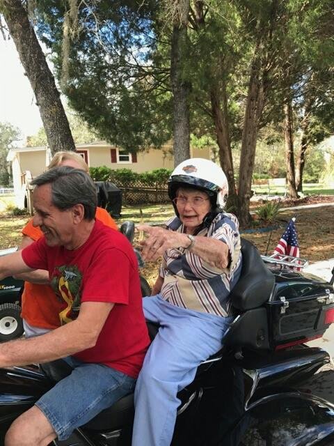 Rick and my motorcycle mama
